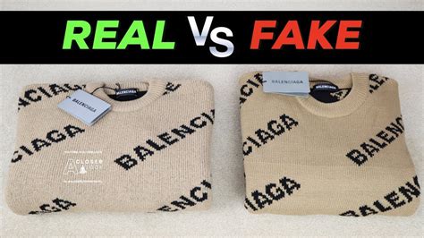 balenciaga logo sweater fake